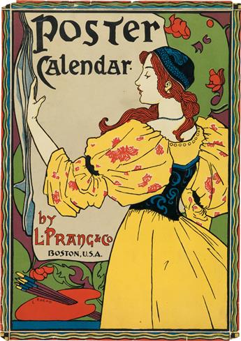 LOUIS J. RHEAD (1858-1926) AND FERDINAND SCHUYLER MATHEWS (1854-1938). [POSTER CALENDAR.] 11 individual months and cover. 1896. 11x17 i